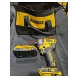 DeWalt 20v MAX Brushless 1/4" Cordless Impact