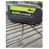 Ryobi 40v 6 ah battery