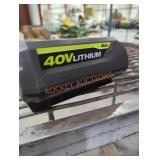 Ryobi 40v 4 ah battery