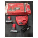 Milwaukee M12 Red Lithium High Output Starter Kit