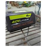 Ryobi 40v 6 ah battery