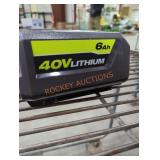 Ryobi 40v 6 ah battery