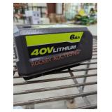 Ryobi 40v 6 ah battery