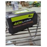 Ryobi 40v 6 ah battery