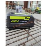 Ryobi 40v 8 ah battery