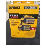 DeWalt Flex Volt 20v-60v 6Ah 2 Pack Battery