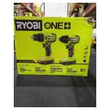 Ryobi 18v 2-Tool Combo Kit Drill Driver and