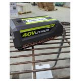 Ryobi 40v 4 ah battery
