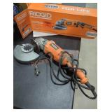Ridgid 7" trist handle angle grinder corded