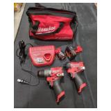 Milwaukee M12 2-TOOL Combo Kit Hammer Drill