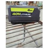 Ryobi 40v 6 ah battery