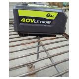 Ryobi 40v 6 ah battery