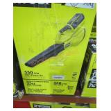Ryobi 40v 550 cfm blower kit