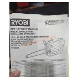 Ryobi 12" 40v Brushless Chainsaw
