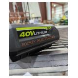 Ryobi 40v 4 ah battery