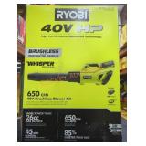 Ryobi 40V Blower Kit
