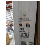 JeldWen 36 x 80" Left Hand Swing Door
