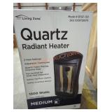 Living Zone Quartz Radiant Heater