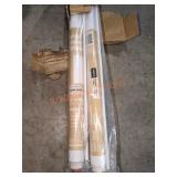 White Vinyl Roller Shade 37x78in