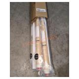 White Vinyl Roller Shade 37x78in