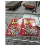 2 post fruity pebbles 11 oz red boxes