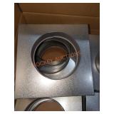 Box of 12" Metal HVAC Adapters
