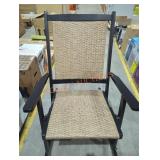 Black Folding Rocking Chair HAS DAMAGE