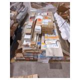 Skid Lot Mixed Vinyl Flooring & Assorted Size