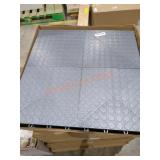 Rubber Interlocking Flooring Tiles 5 Cases.