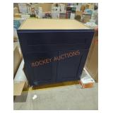 30" x 25" x 35" blue cabinet base