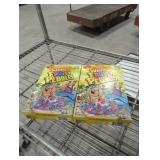2 yellow boxes of summer fruity pebbles 10oz