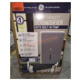 GE 50 Pint Gray Dehumidifier w/ Built in Pump
