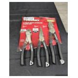 Husky 3 PC high leverage pliers set