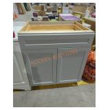 30" x 25" x 35" gray cabinet base