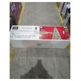 7.5ft Festive Flocked Pine LED Pre-Lit Tree