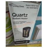 Living zone quartz radiant heater
