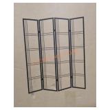 Room Divider, 5ft Double Cross Shoji Screen