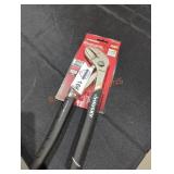 Husky 10" quick adjust straight jaw joint pliers