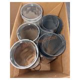 Box of Galvanized Miscellaneous HVAC Supplies