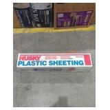 Husky Plastic Sheeting 8ft x 100ft, Black