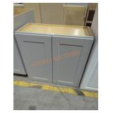 30" x 13" x 30" gray wall cabinet