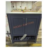 Navy Bathroom Vanity 35"H x 30"L x 19"W