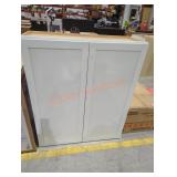 36" x 13" x 42.5" white wall cabinet