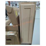 Unfinished Slim Base Cabinet 35"H x 9"L x 25"W