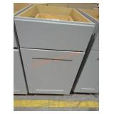 18" x 25" x 35" gray cabinet base