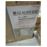 Glacier Bay 20" x 26" medicine cabinet