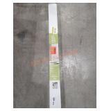 1" Deluxe Vinyl Blind, White 39" x 48"