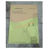 Seasons White Plastic Elongated Toilet Seat
