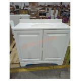 White Bathroom Vanity 35"H x 36.5"L x 18"W