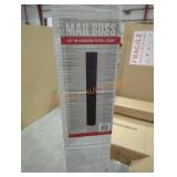 Mail boss 43" in ground steel post